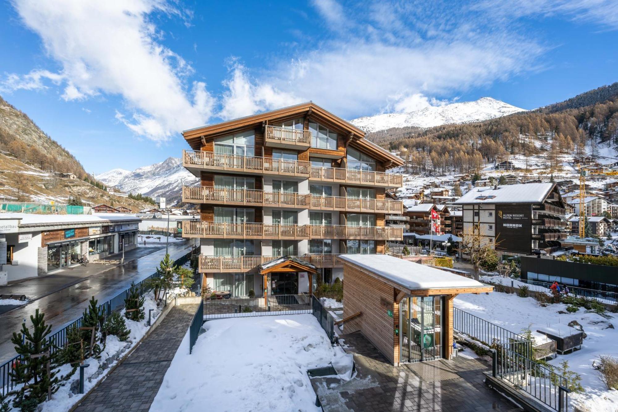 Naco Aparthotel By Arca Spa Zermatt Exteriör bild